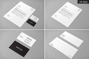 Stationery Mock-up - US Sizes