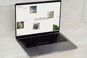 Suta Laptop Mockup – 2, a Mac Mockup by GLDN Studio (Thumbnail 1 of 3)