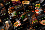 Burger & Fast Food Template | Canva, a Social Media Template by The Social Stuff (Thumbnail 2 of 9)