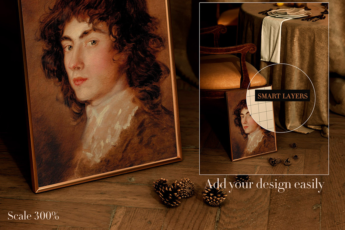 Lucerne room & Rustic Mockup Frame, a Household Mockup by LAMIA DESIGN (Photo 6 of 16)