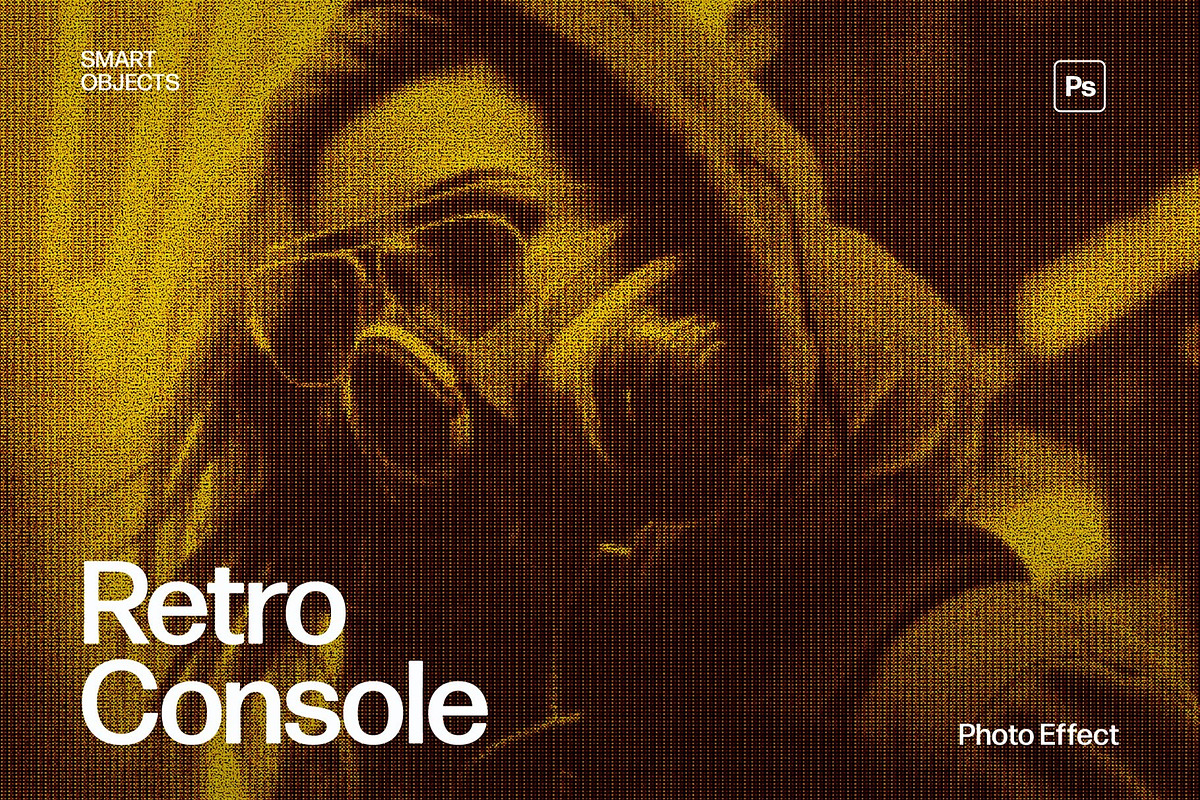 Retro Console Pixelated Photo Effect, a Layer Style Add-On by ...