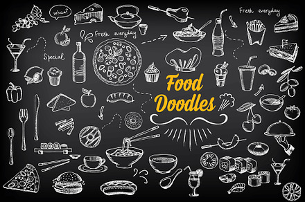 Food doodles, an Icon by BarcelonaShop
