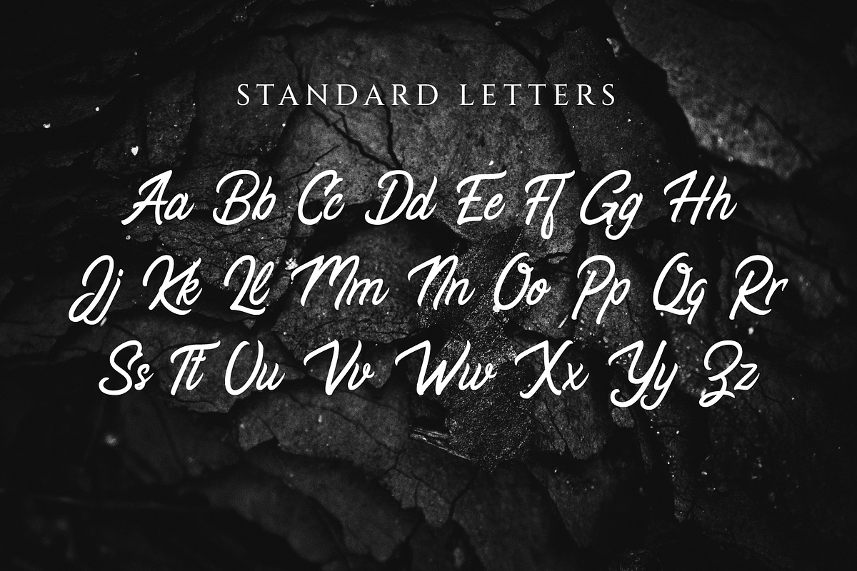 Restaconme Modern Script Font preview 6