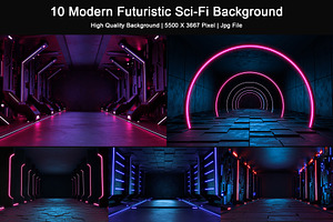 10 Futuristic Sci Fi Background # 1