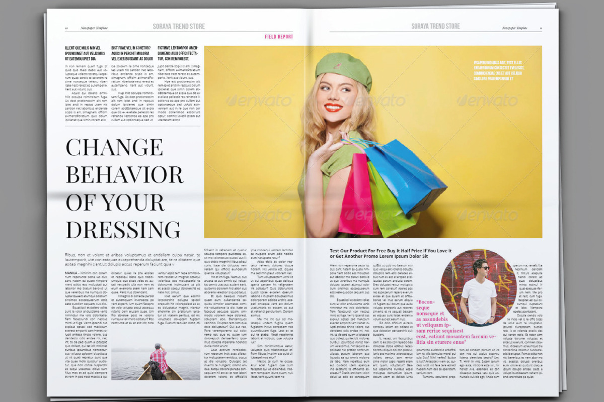 Amazing Newspaper Template, a Magazine Template by GreenDesign (Photo 6 of 7)