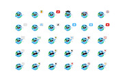 30 x Earth collection with signs, an Illustration by Beatriz Gascón (Thumbnail 2 of 4)