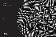 10 Dotted Vector Spirals, an Object Graphic by Trym (Thumbnail 1 of 5)