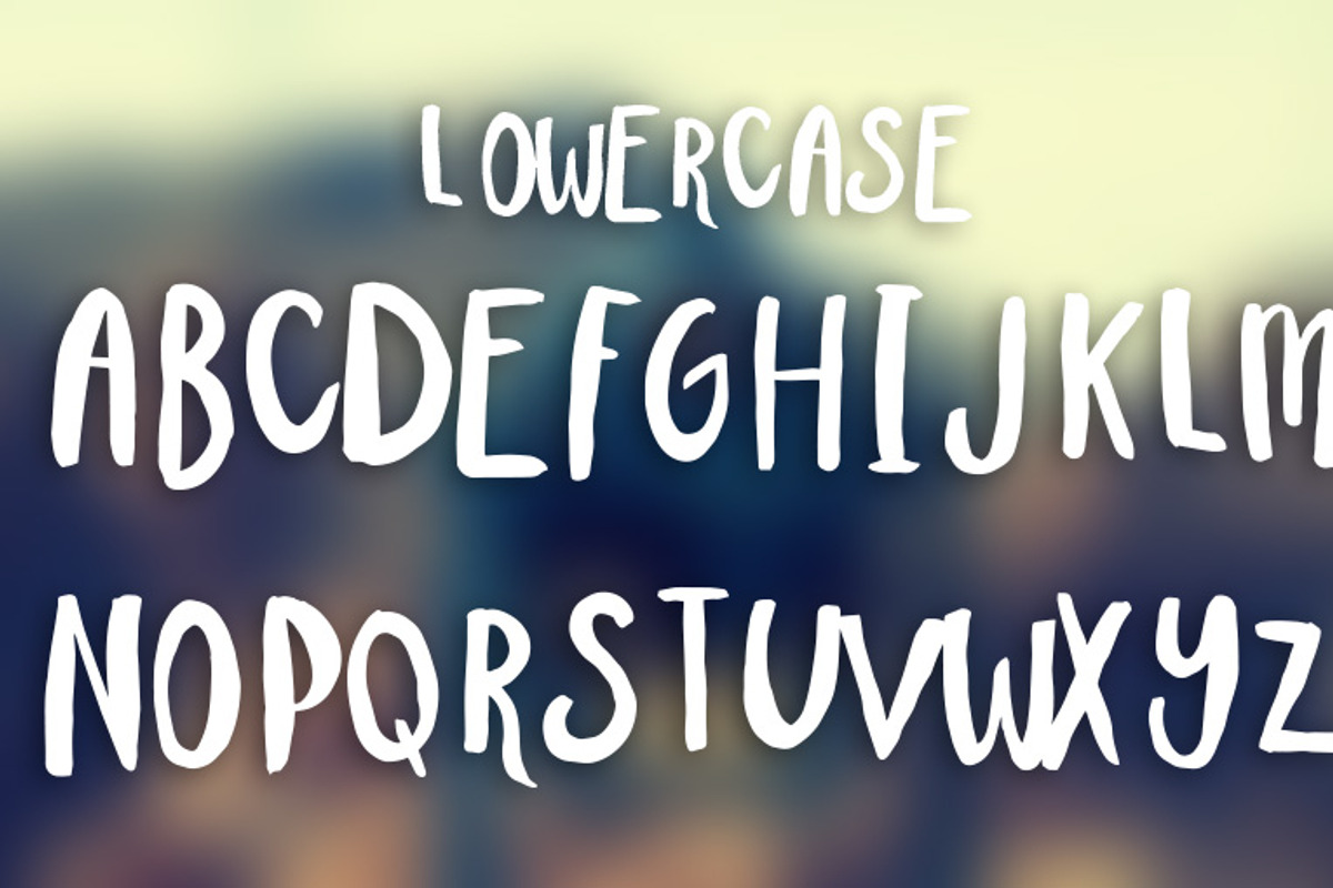 Trudy Hand Brushed Font preview 2