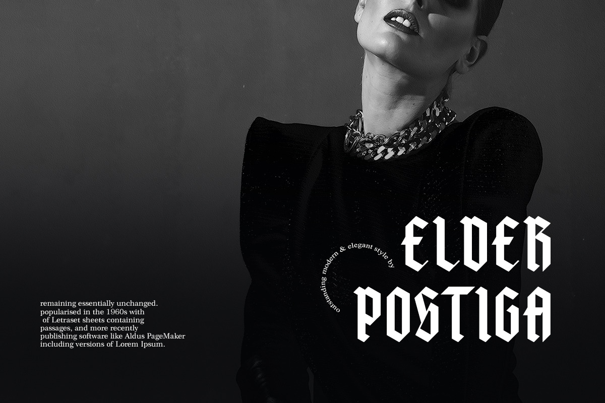 Salvadors | Modern Blackletter, a Blackletter Font by Muntab_Art (Photo 8 of 11)