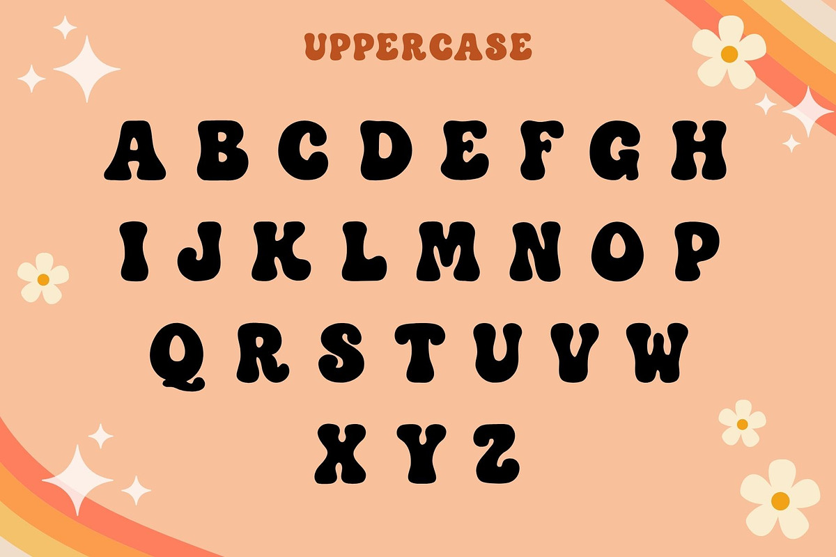 Groovy Chunk - Retro Display Font, a Symbol Font by AnningArts (Photo 5 of 7)