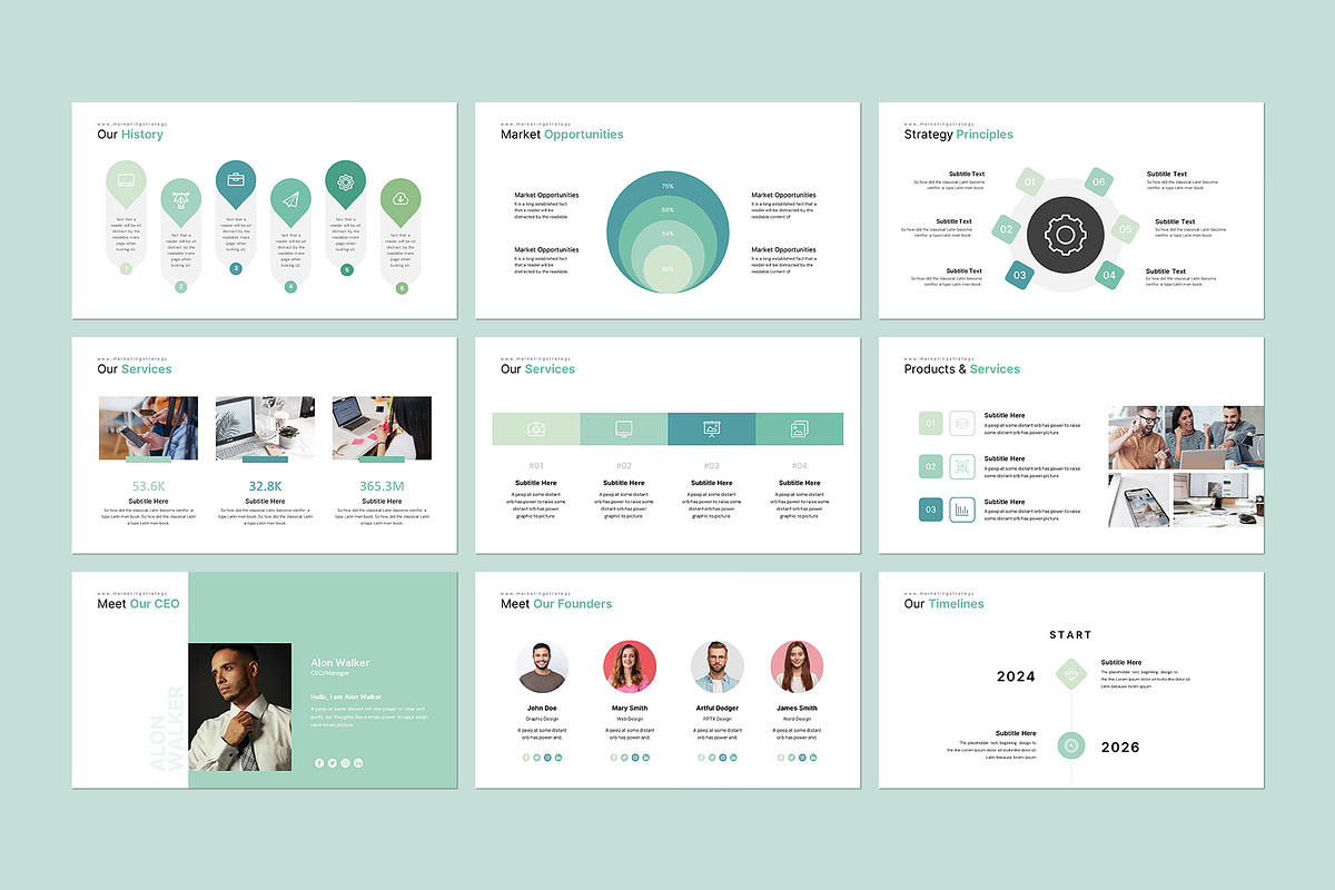 Business Strategy PowerPoint, a Presentation Template by CreativeSlides (Photo 7 of 10)