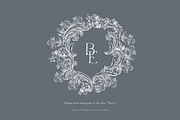 Floral Baroque Crests, an Illustration by Loren Schmidt Studio (Thumbnail 6 of 8)