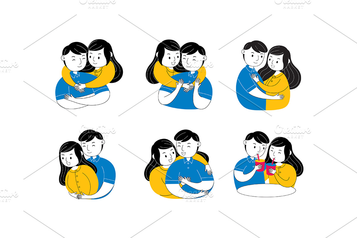 Couple Valentine's Day Icon Set, an Icon by MEDZ (Photo 3 of 5)