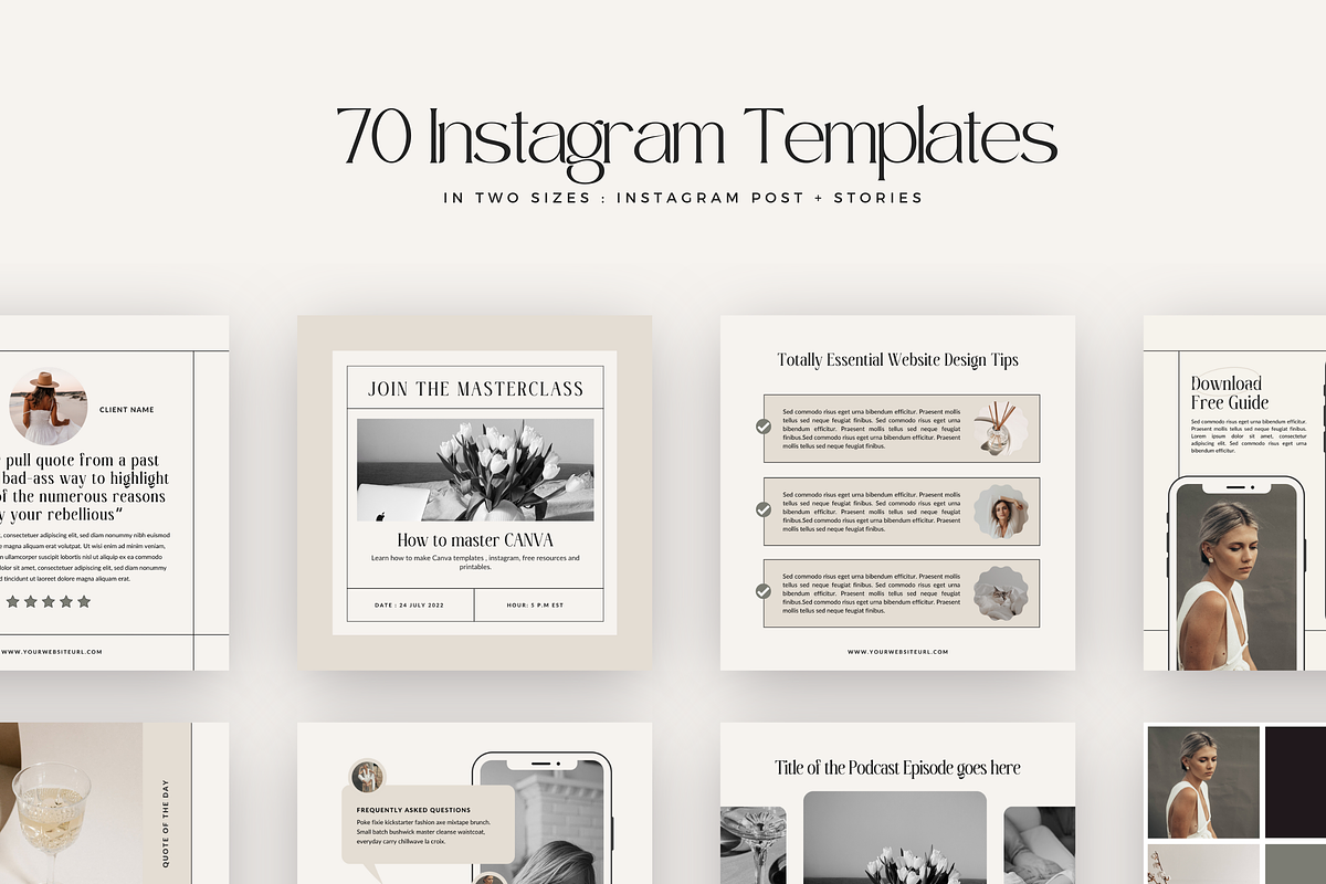 Canva Coaching Designer Kit Ingrid, a Social Media Template by Lovely Confetti (Photo 2 of 9)