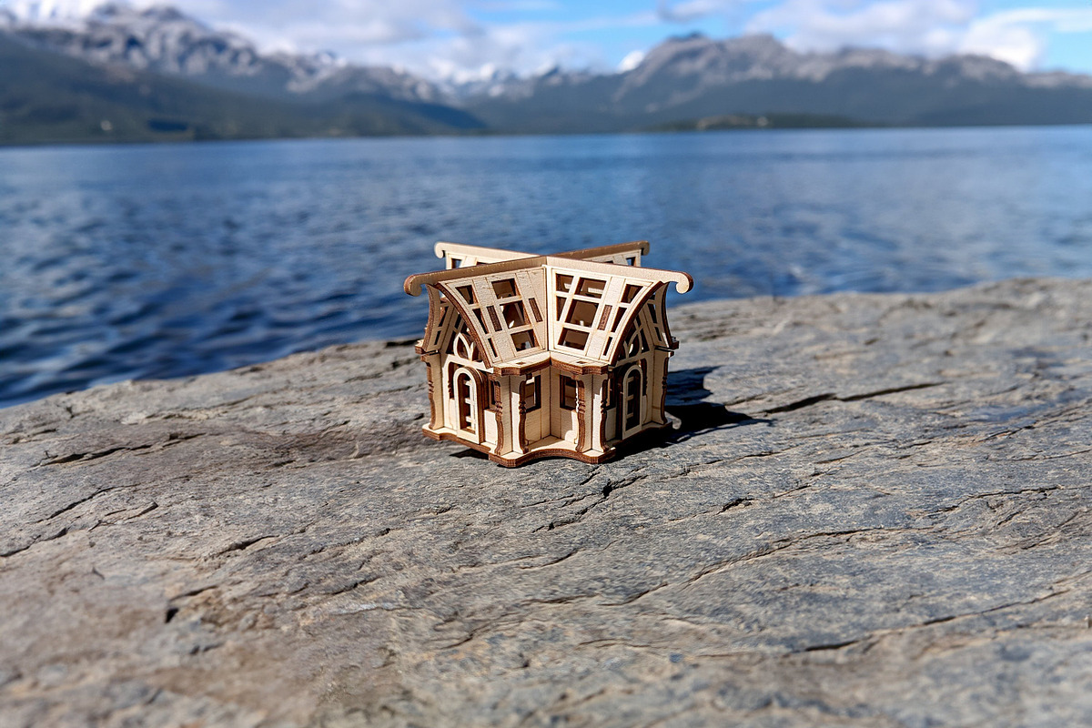Small 3d Greenhouse - Laser Cut File, an Object Graphic by VectorPainter (Photo 6 of 14)