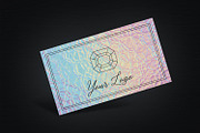 Holographic Business Card Design, a Business Card Template by Kseniya-Omega (Thumbnail 3 of 4)