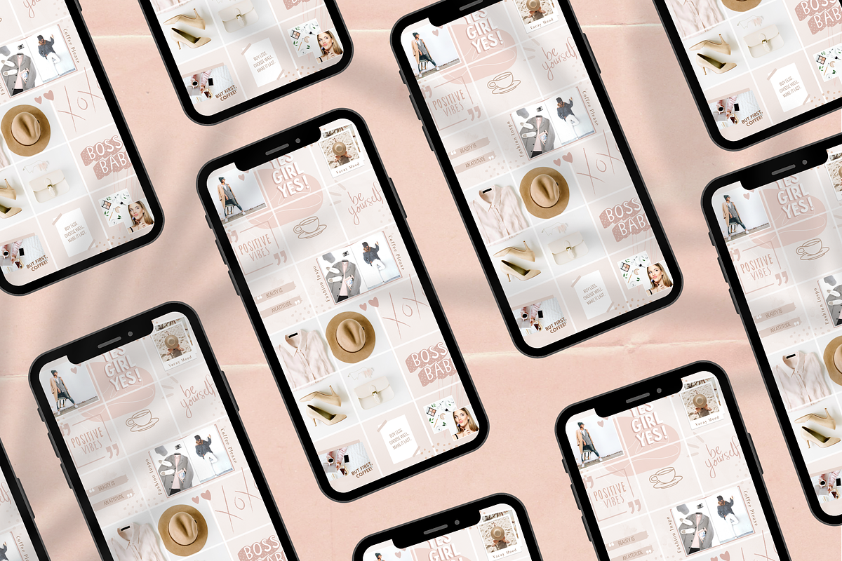 Instagram Puzzle Template - Canva, a Social Media Template by Tegefeldt Design (Photo 4 of 4)