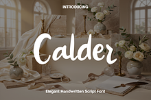 Calder - Elegant Handwritten Script