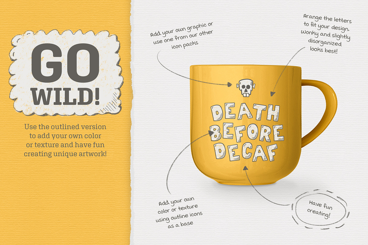 Hand-Drawn Alphabet Icons, an Icon by Good Stuff No Nonsense (Photo 9 of 12)