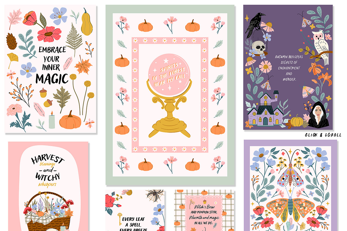Magical Autumn Clipart Collection, an Object Illustration by Essentially Nomadic (Photo 4 of 14)
