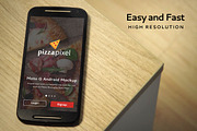 Mockup Moto G Easy Android Mockup 4, an iPhone Mockup by Pizza Pixel (Thumbnail 3 of 5)