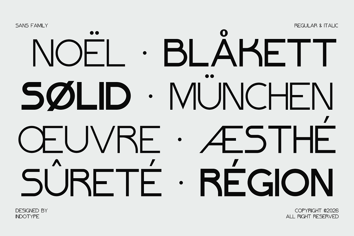 Origlume - Sans Family Font, a Sans Serif Font by Indotype Foundry (Photo 2 of 10)