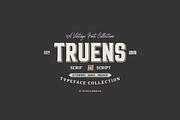 Truens Family, a Serif Font by seventhimperium (Thumbnail 1 of 6)