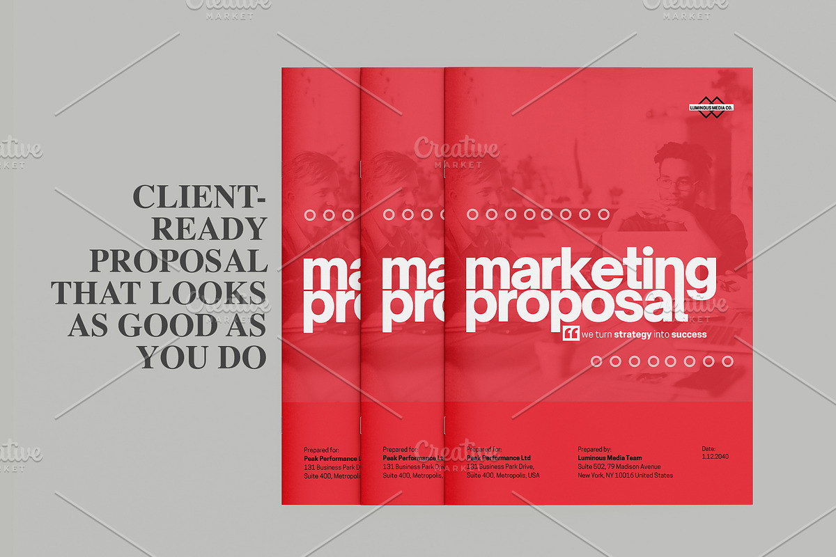 Canva Marketing Proposal Template, a Brochure Template by Oshin Design (Photo 8 of 8)