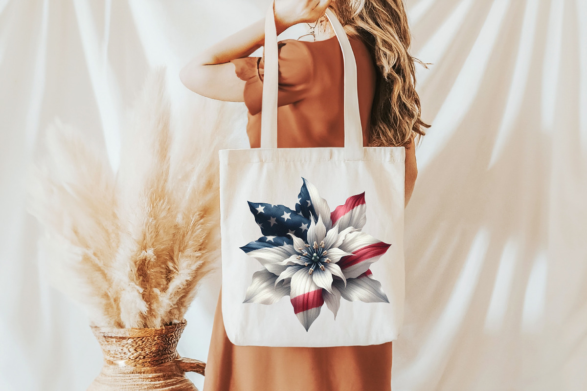 Watercolor Patriotic Floral Clipart, an Illustration by Libby Wishes (Photo 9 of 12)