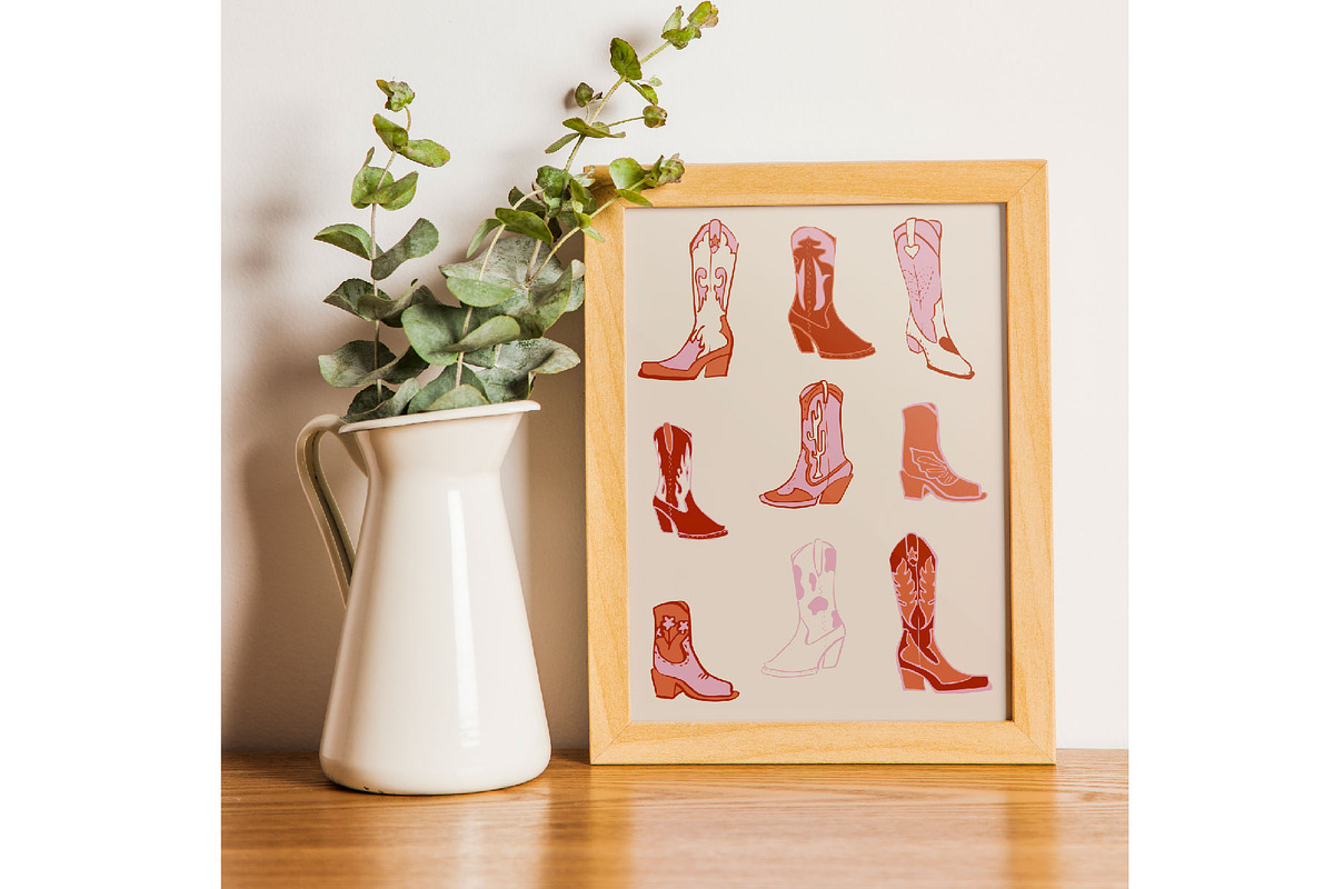 Pink Cowboy clipart, an Object Graphic by MayBay Studio (Photo 6 of 6)