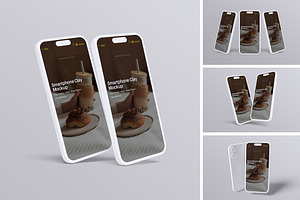 Smartphone Clay Mockup, an iPhone Mockup by Twins_studio926
