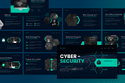 Cyber Security Google Slide, a Presentation Template by SquidPixey (Thumbnail 4 of 6)