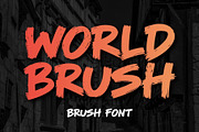 World Brush, a Handwritten Font by Letterafa Studio (Thumbnail 1 of 10)