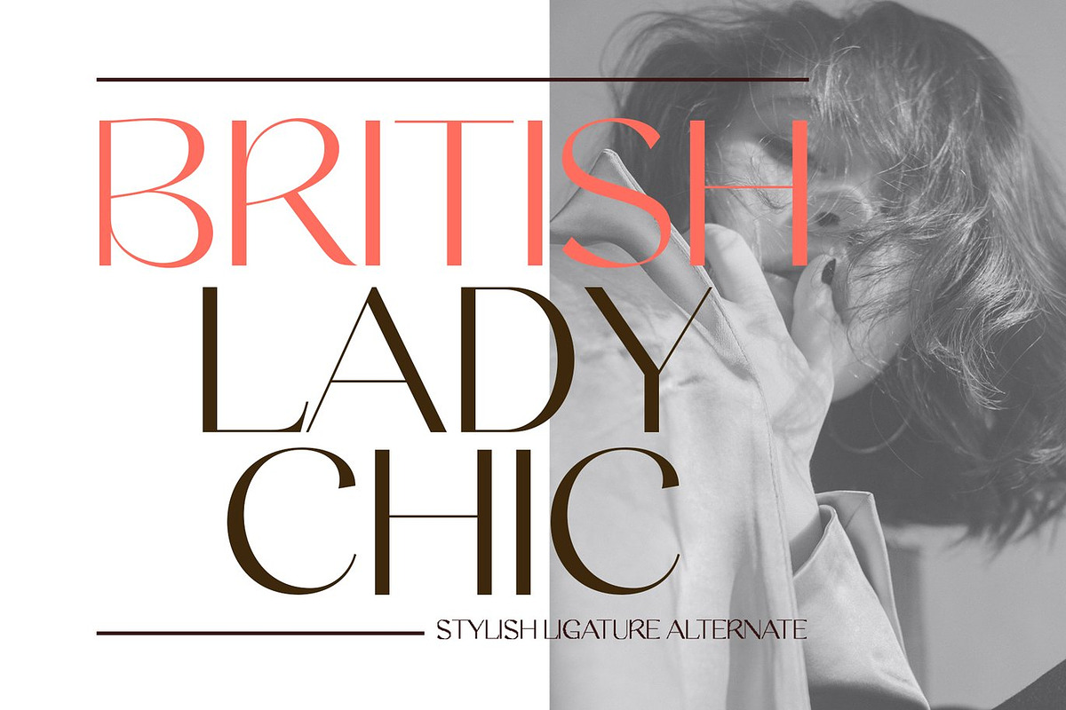 Glamour - Elegant Display Font, a Sans Serif Font by Luna Shop (Photo 8 of 9)