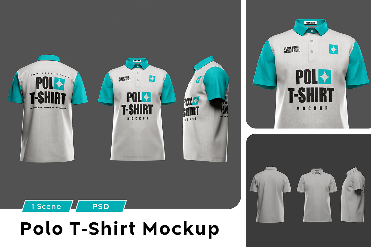 Polo Shirt Mockup, a Mockup by Mockupnine (Photo 1 of 4)