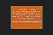 Streaming: Art Deco Mystic, a Social Media Template by Liseno Designs (Thumbnail 7 of 7)