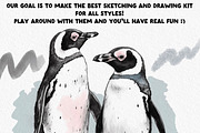 Artista Box - 76 Procreate Brushes, a Brush Add-On by Nuclear Brushes (Thumbnail 6 of 10)