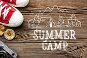 Let's go camping illustration set, an Illustration by tetiana.svirska (Thumbnail 13 of 13)