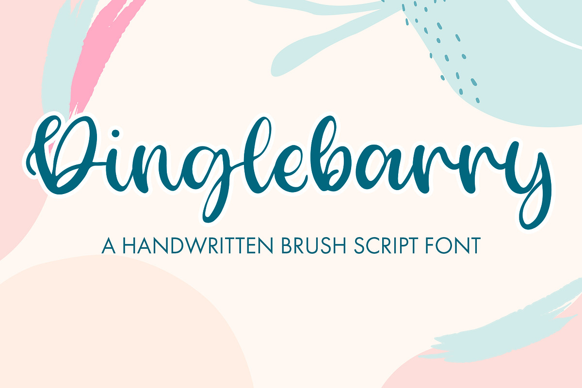 Dinglebarry Handwritten Script Font, a Handwritten Font by Freeling Design House (Photo 1 of 6)