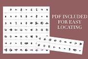 Bellished - Dingbat Duo, a Symbol Font by CraftyLittleNodes (Thumbnail 4 of 6)