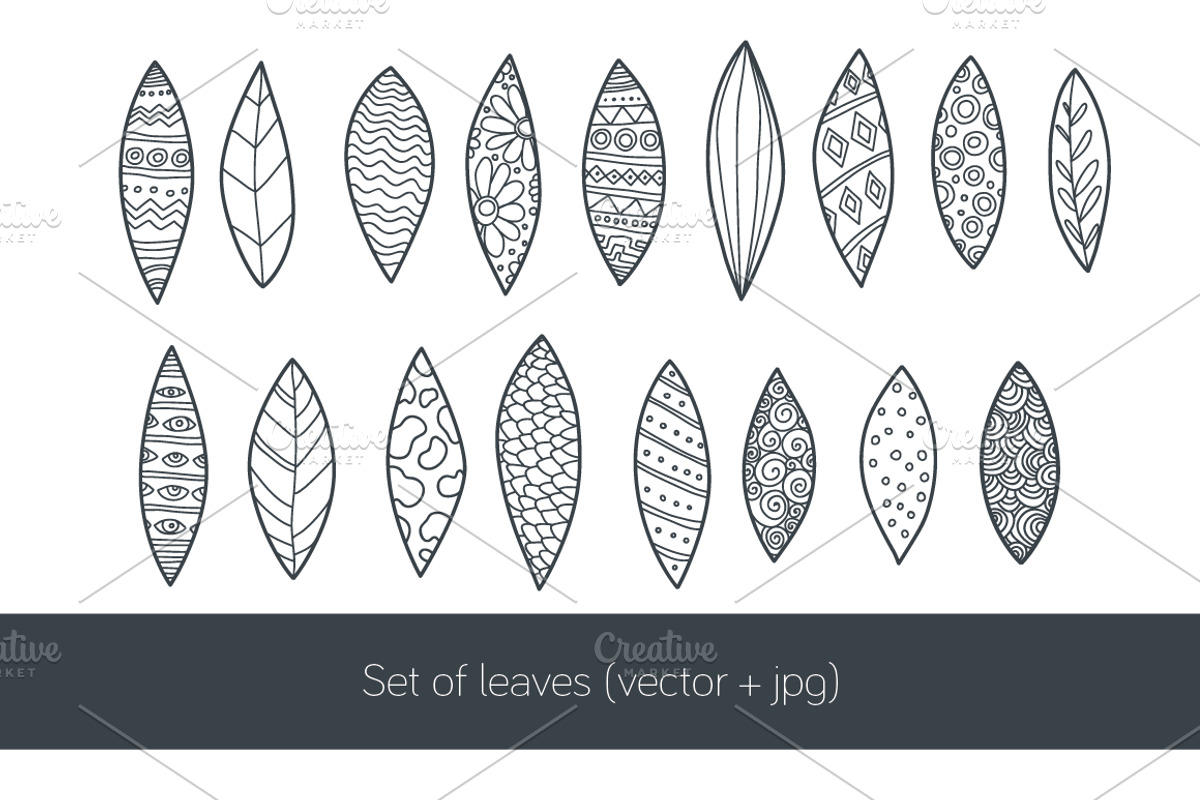 Leaves, a Pattern Graphic by YuliaBiser (Photo 6 of 6)