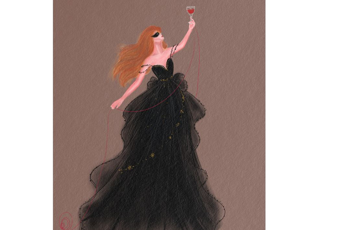 Graceful woman in white gown -05 JPG, a Person Illustration by tranyenhanu (Photo 3 of 3)