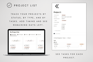 Project Tracker Template For Notion