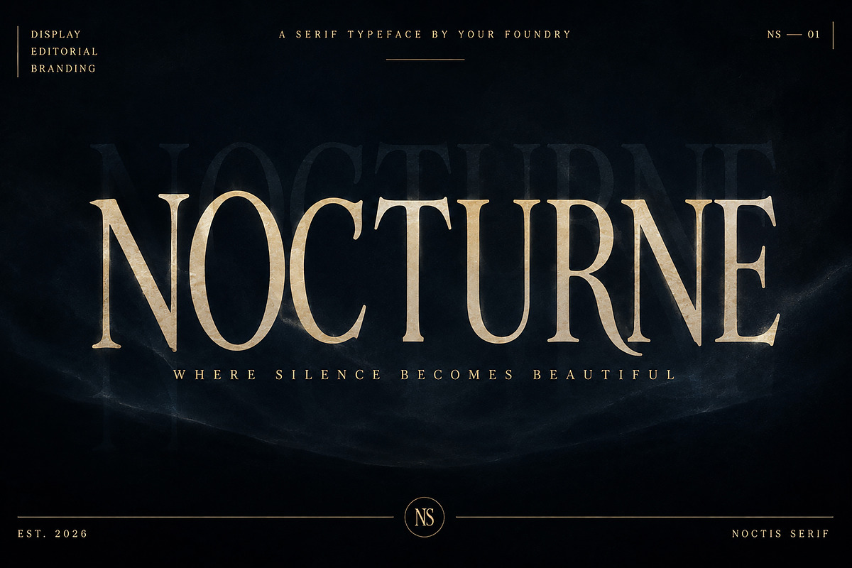 Noctis Serif, a Serif Font by Wow Magic (Photo 4 of 5)