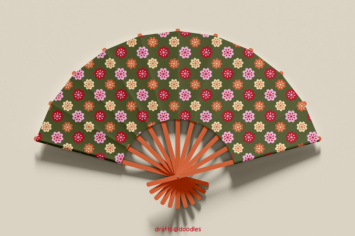 Lunar New Year Clipart and Patterns, a Seasonal Illustration by Drafts n Doodles (Photo 10 of 12)