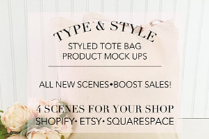Tote Bag Styled Stock Photo Bundle