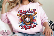Baseball Mama Sublimation PNG, an Illustration by Daily.Designs (Thumbnail 2 of 5)