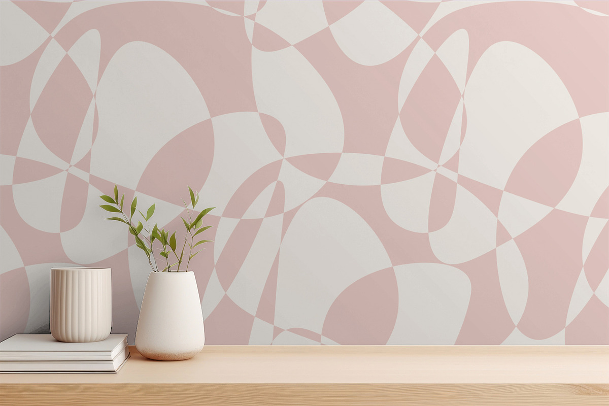 Subtle Pink Shapes, a Texture Graphic by MalyskaStudio (Photo 5 of 11)