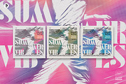 Summer Vibes Party Flyer, Poster, a Flyer Template by pixelsao (Thumbnail 2 of 2)