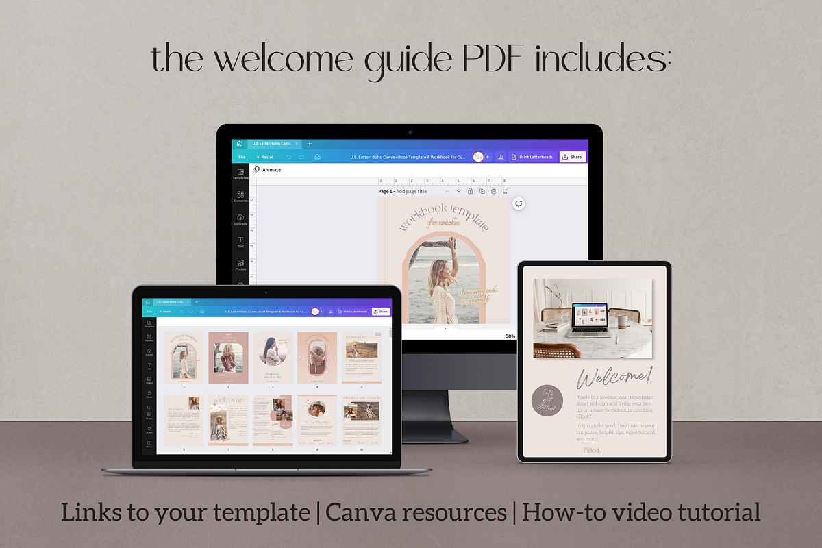 Canva eBook Coaching Template, a Magazine Template by Made by Melody (Photo 16 of 17)